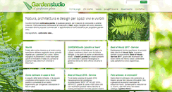 Desktop Screenshot of gardenstudio.it