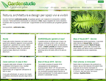 Tablet Screenshot of gardenstudio.it